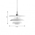 PH 5-4½ Pendel White PH 5-4½ Pendel White