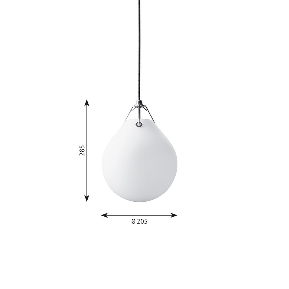 Moser Ø205 Pendel Opal Glass