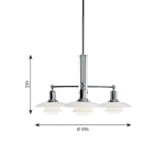 PH 2/1 Ljuskrona Chrome PH 2/1 Ljuskrona Chrome