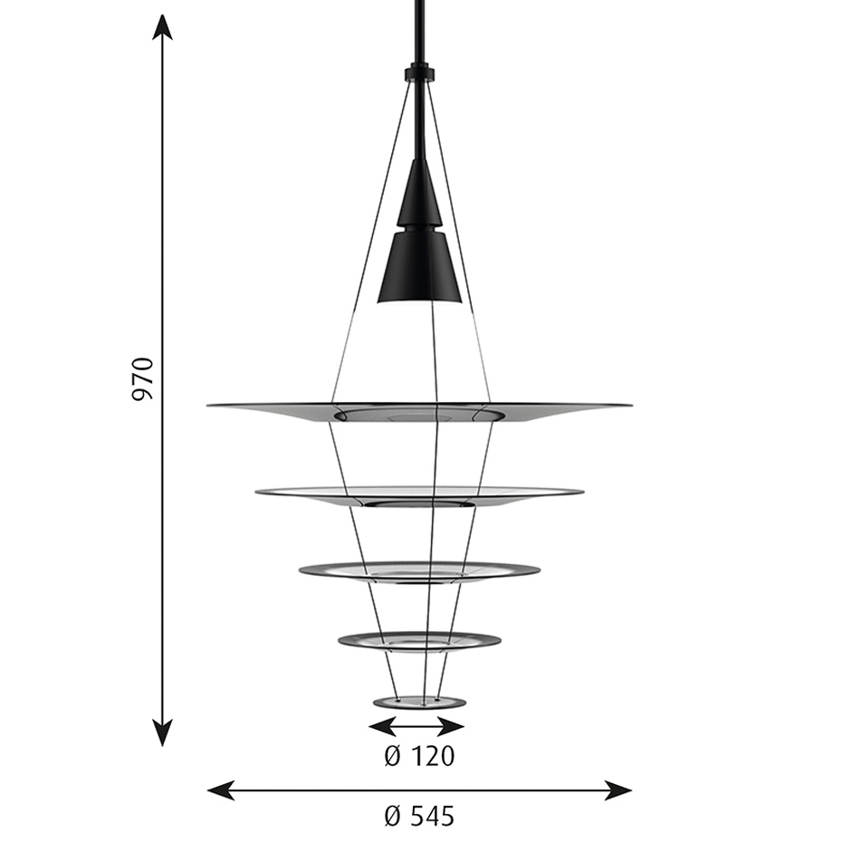 Enigma 545 Pendel Black