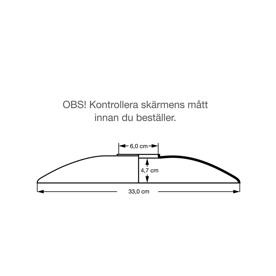 PH 3½-3 Överskärm Pale Rose Glas