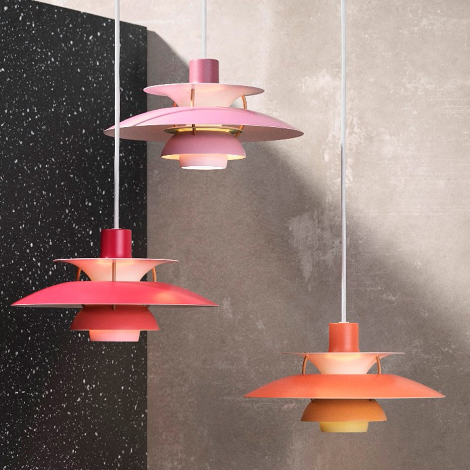 PH 5 Mini Pendel Hues Of Rose