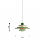 PH 5 Mini Pendel Hues Of Green PH 5 Mini Pendel Hues Of Green