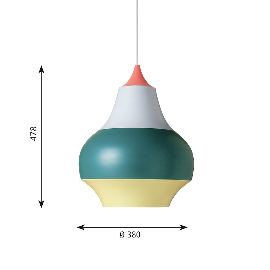 Cirque Ø380 Pendel Red Top