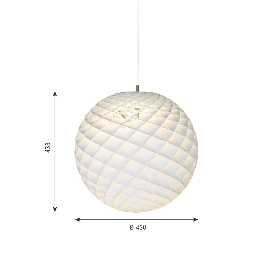 Patera Ø450 Pendel White