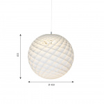 Patera Ø450 Pendel White Patera Ø450 Pendel White