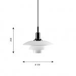 PH 3½-3 Pendel Metalized Black PH 3½-3 Pendel Metalized Black