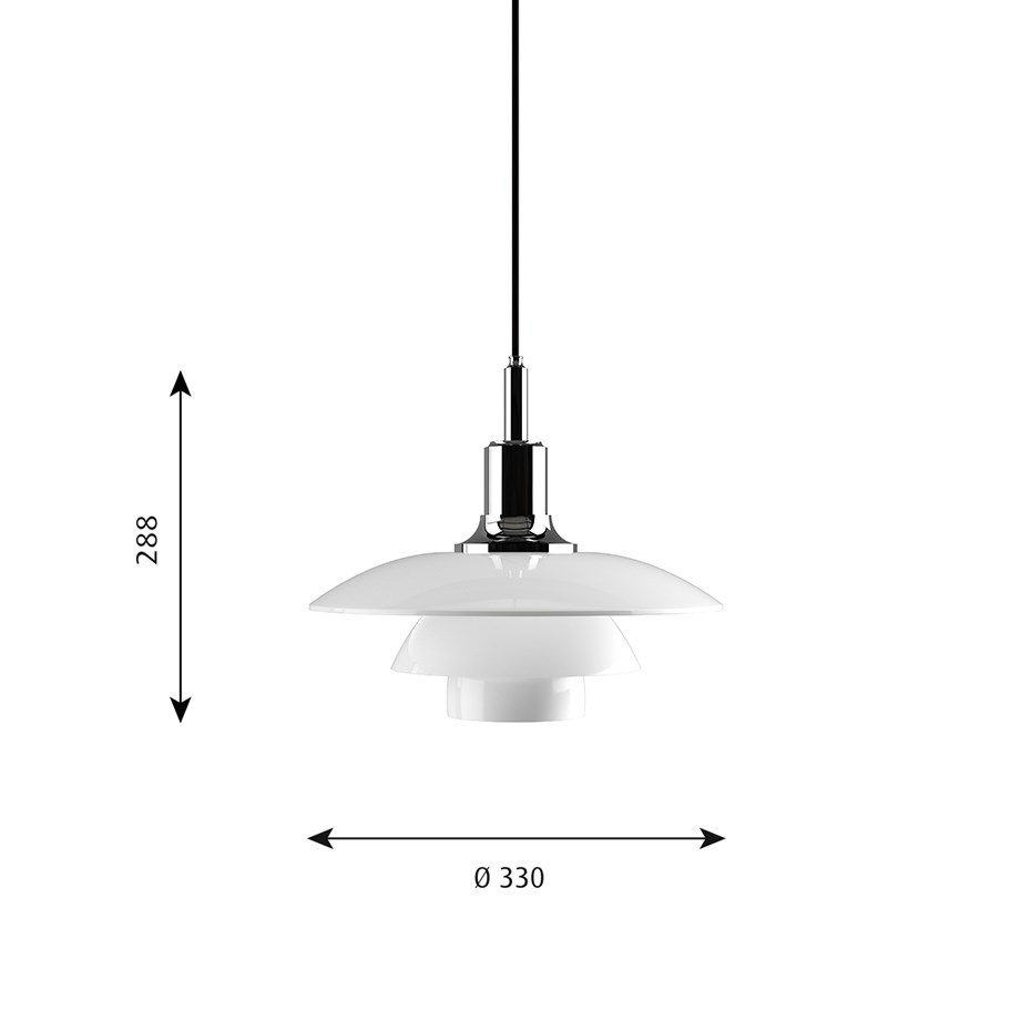 PH 3½-3 Pendel Chrome