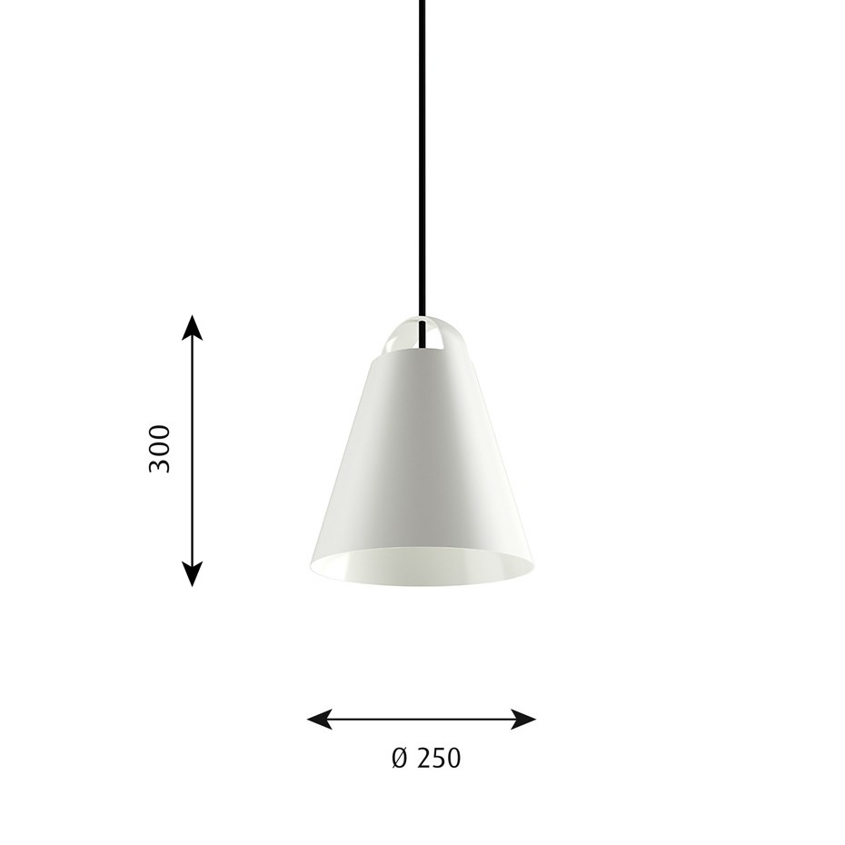 Above Ø250 Pendel White