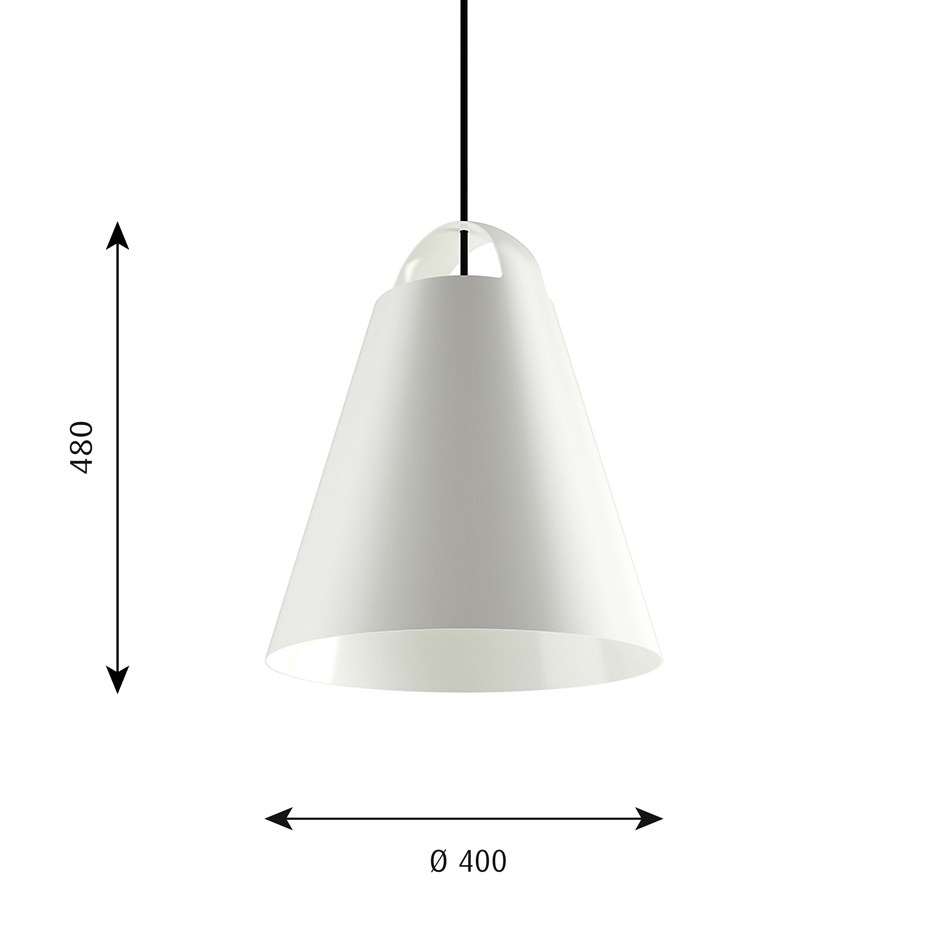 Above Ø400 Pendel White