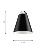Above Ø400 Pendel Black Above Ø400 Pendel Black