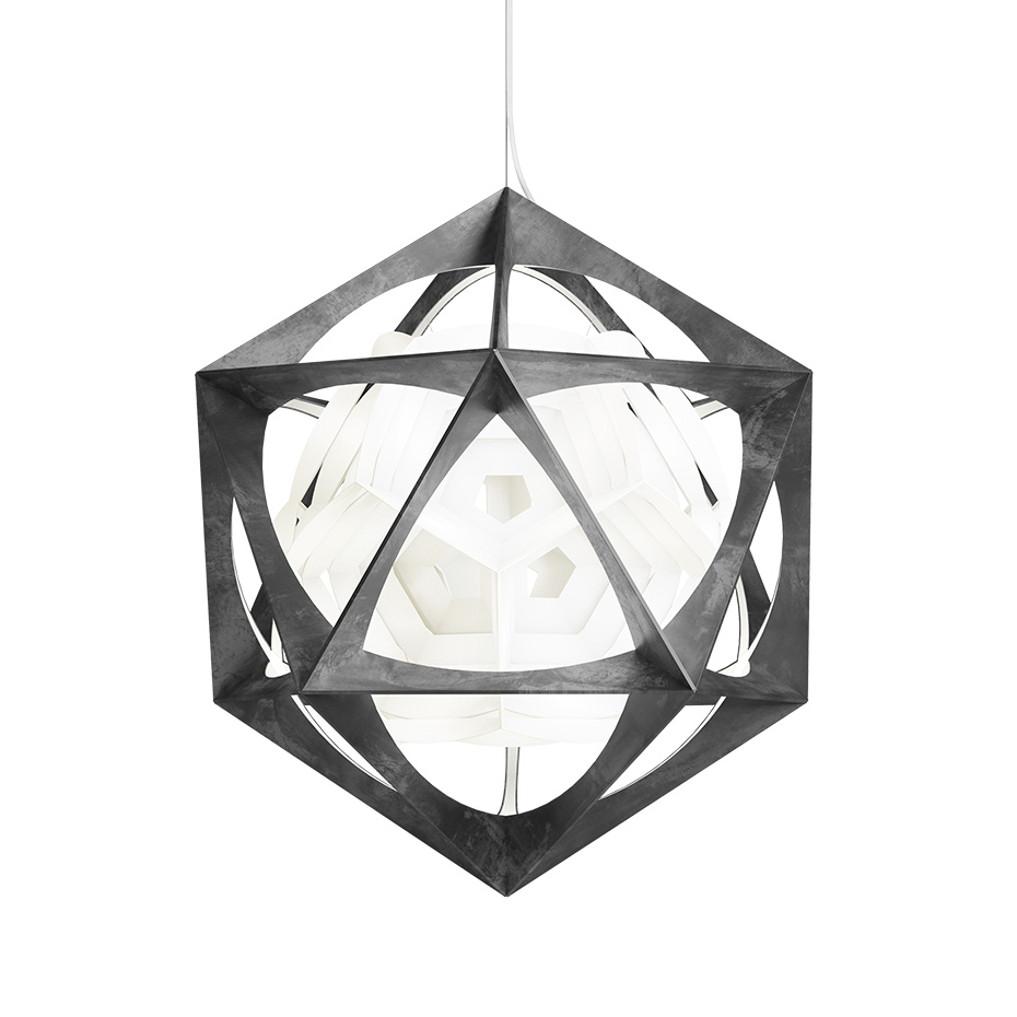 OE Quasi Light Pendel LED-WB Dark Aluminium