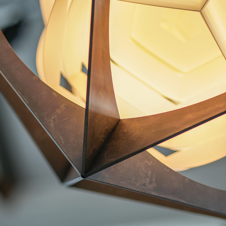 OE Quasi Light Pendel LED-WB Dark Aluminium