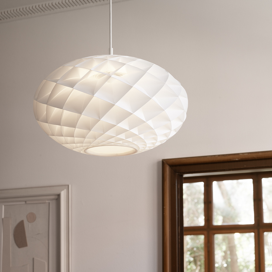 Patera Oval Ø500 Pendel White