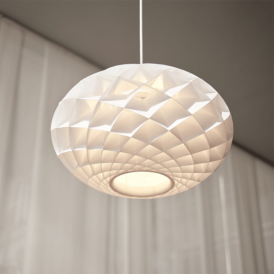 Patera Oval Ø500 Pendel White