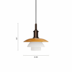 PH 3/3 Pendel Centenary Edition Amber/Opal White PH 3/3 Pendel Centenary Edition Amber/Opal White