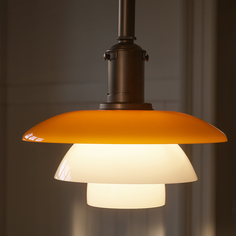 PH 3/3 Pendel Centenary Edition Amber/Opal White