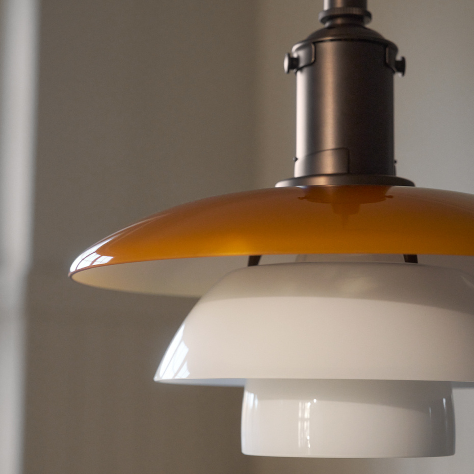 PH 3/3 Pendel Centenary Edition Amber/Opal White