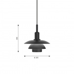 PH 3/3 Pendel Metal Black V2 PH 3/3 Pendel Metal Black V2