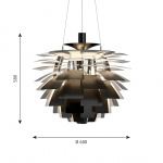 PH Artichoke Ø600 Pendel Black PH Artichoke Ø600 Pendel Black