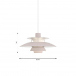 PH 5 Pendel Monochrome Oyster Grey PH 5 Pendel Monochrome Oyster Grey