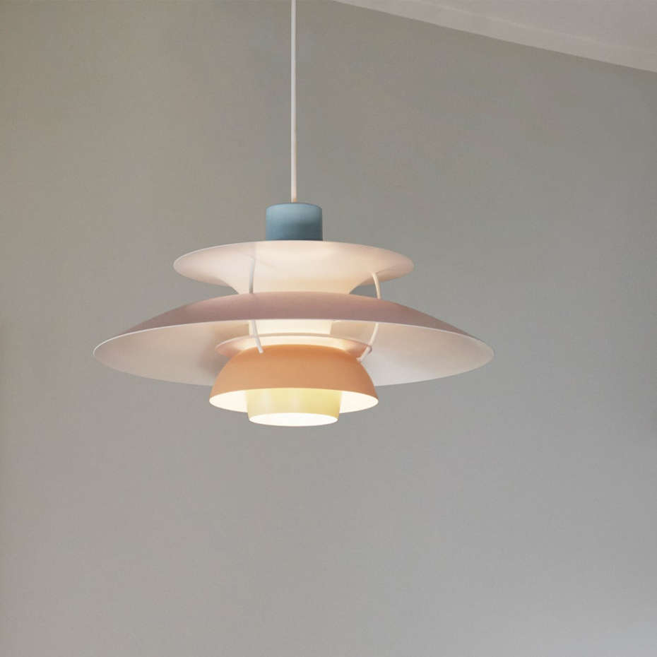 PH 5 Pendel Pastels Blue Rose Peach