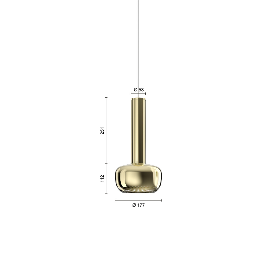 VL56 Pendel Polished Brass