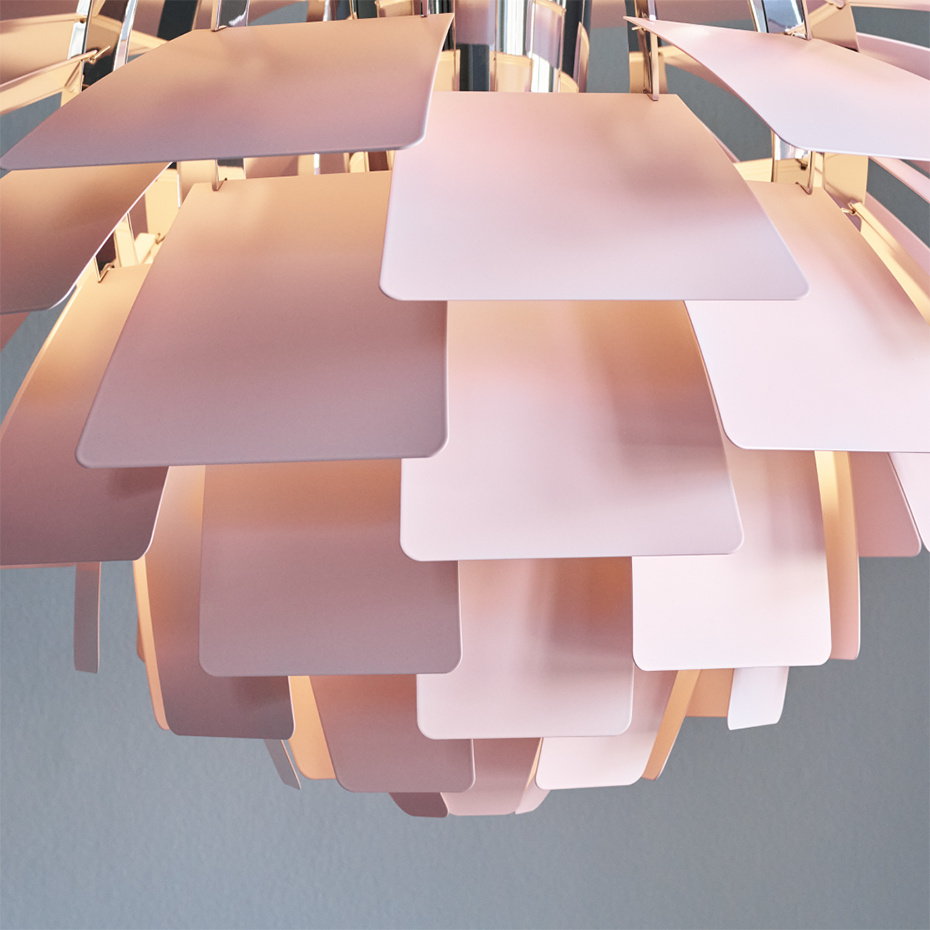 PH Artichoke Ø600 Pendel Pale Rose