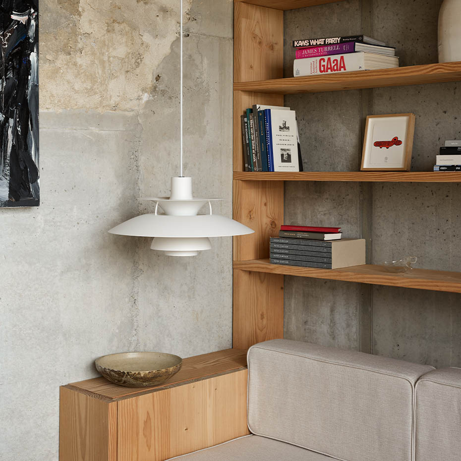 PH 5 Pendel Monochrome Pale Blush