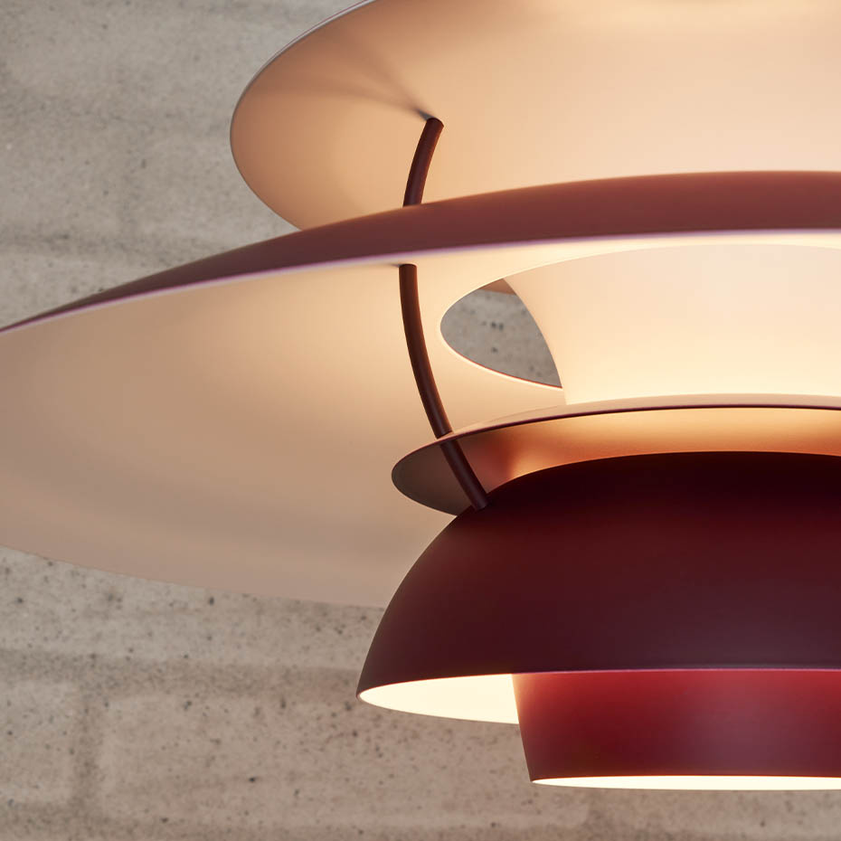 PH 5 Pendel Monochrome Burgundy