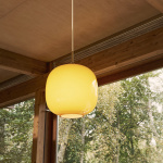 Louis Poulsen VL45 Ø250 Radiohuspendel Pale Yellow/Brass Louis Poulsen VL45 Ø250 Radiohuspendel Pale Yellow/Brass