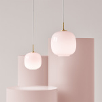 VL45 Ø250 Radiohuspendel Pale Rose/Brass VL45 Ø250 Radiohuspendel Pale Rose/Brass