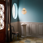 PH Snowball Pendel Dusty Blue/Brass Metallised PH Snowball Pendel Dusty Blue/Brass Metallised