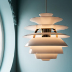 PH Snowball Pendel Soft White/Brass Metallised PH Snowball Pendel Soft White/Brass Metallised