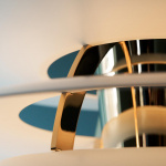 PH Snowball Pendel Soft White/Brass Metallised PH Snowball Pendel Soft White/Brass Metallised