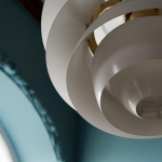 PH Snowball Pendel Soft White/Brass Metallised PH Snowball Pendel Soft White/Brass Metallised