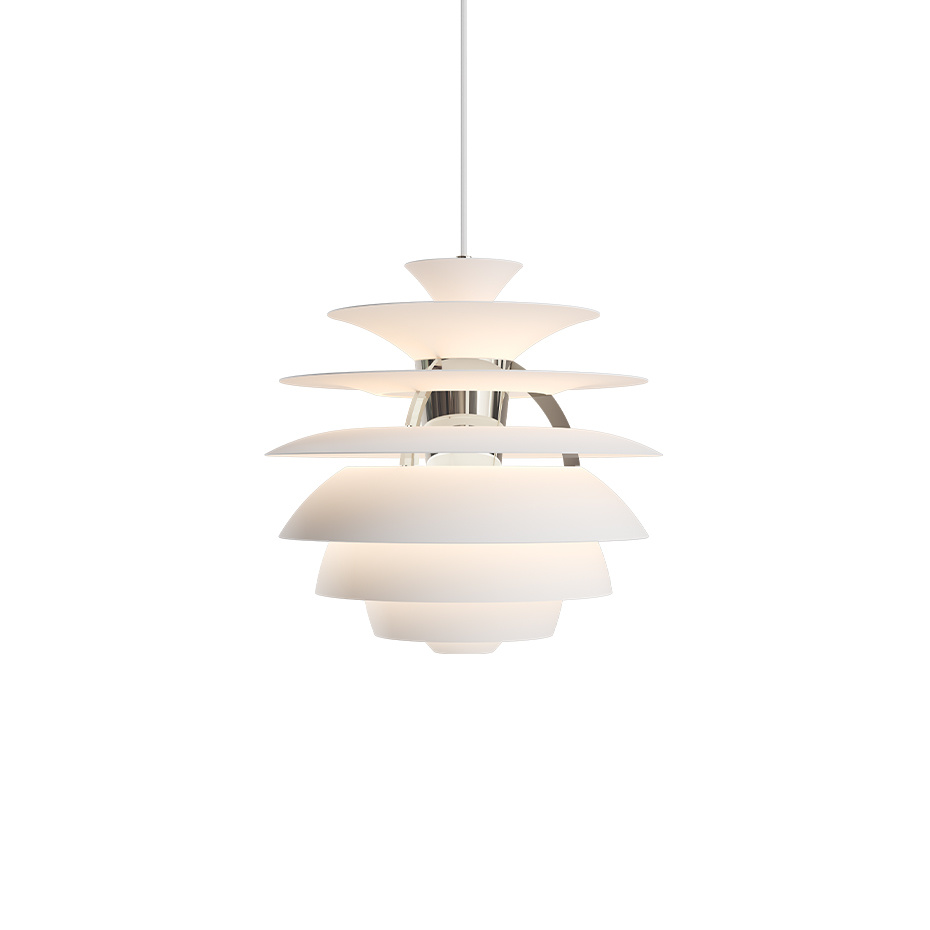 PH Snowball Pendel Soft White/High Lustre Chrome Plated