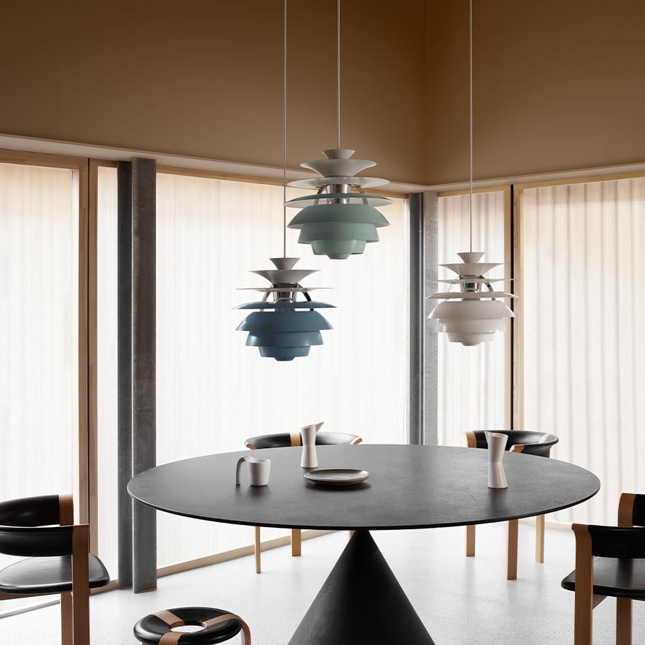 PH Snowball Pendel Soft White/High Lustre Chrome Plated