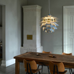 Louis Poulsen PH Artichoke Ø480 Pendel Dusty Blue/Brass Metallised Louis Poulsen PH Artichoke Ø480 Pendel Dusty Blue/Brass Metallised