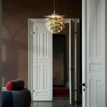 PH Artichoke Ø480 Pendel Dusty Green/High Lustre Chrome Plated PH Artichoke Ø480 Pendel Dusty Green/High Lustre Chrome Plated