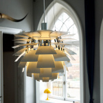 PH Artichoke Ø480 Pendel Dusty Green/High Lustre Chrome Plated PH Artichoke Ø480 Pendel Dusty Green/High Lustre Chrome Plated