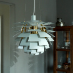 Louis Poulsen PH Artichoke Ø480 Pendel Dusty Green/Brass Metallised Louis Poulsen PH Artichoke Ø480 Pendel Dusty Green/Brass Metallised