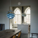 Louis Poulsen PH Artichoke Ø600 Pendel Dusty Blue/Brass Metallised Louis Poulsen PH Artichoke Ø600 Pendel Dusty Blue/Brass Metallised