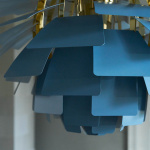 Louis Poulsen PH Artichoke Ø600 Pendel Dusty Blue/Brass Metallised Louis Poulsen PH Artichoke Ø600 Pendel Dusty Blue/Brass Metallised