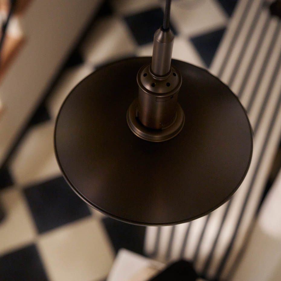 PH 3/3 Pendel Aged Brass/Opal Glass