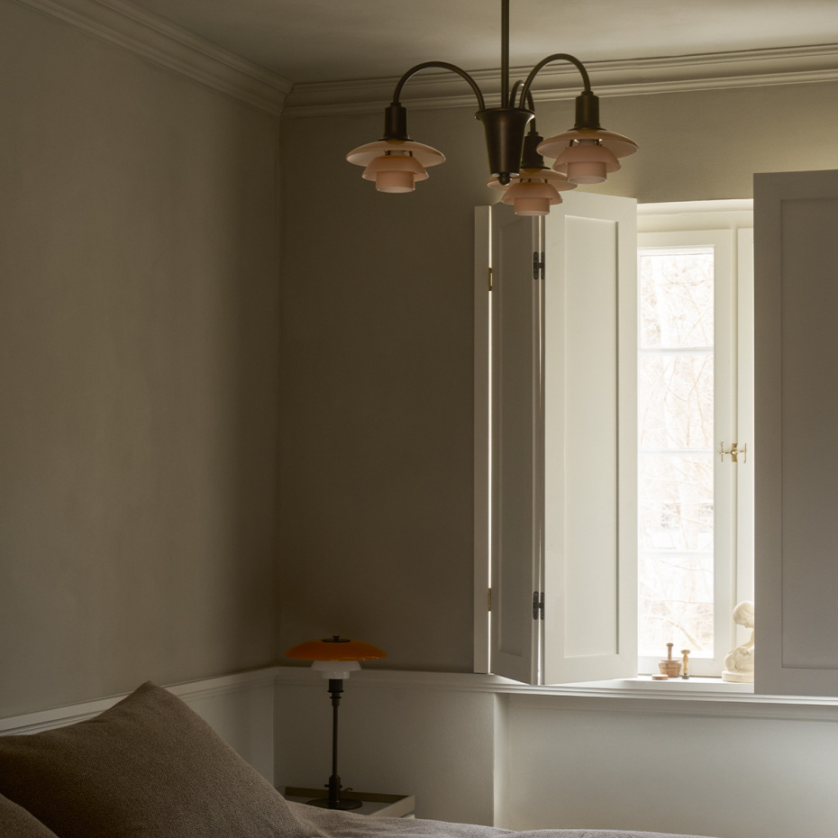 PH 1/1 Ljuskrona 3 Centenary Edition Aged Brass/Dusty Terracotta