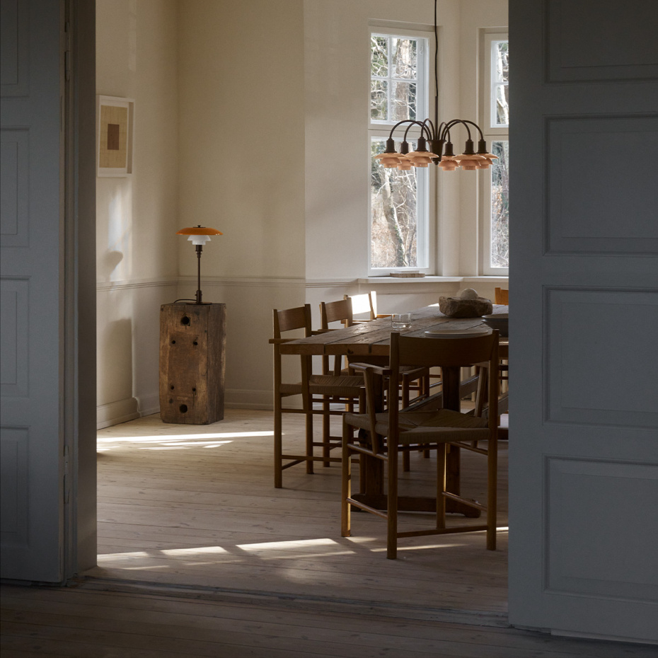 PH 1/1 Ljuskrona 6 Centenary Edition Aged Brass/Dusty Terracotta