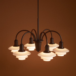 PH 1/1 Ljuskrona 6 Centenary Edition Aged Brass/Dusty Terracotta PH 1/1 Ljuskrona 6 Centenary Edition Aged Brass/Dusty Terracotta