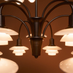 PH 1/1 Ljuskrona 9 Centenary Edition Aged Brass/Dusty Terracotta PH 1/1 Ljuskrona 9 Centenary Edition Aged Brass/Dusty Terracotta