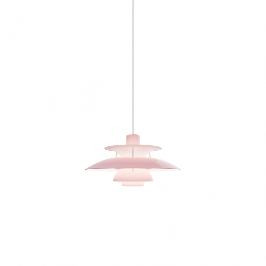 PH 5 Ø320 Pendel Opal Pale Rose